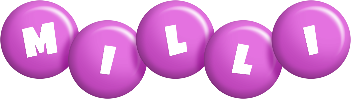 Milli candy-purple logo