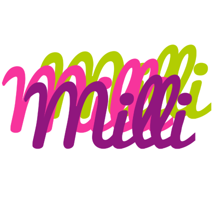 Milli flowers logo