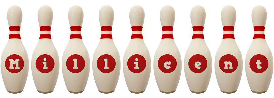 Millicent bowling-pin logo