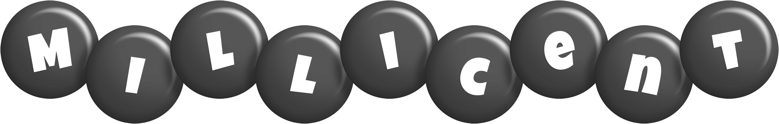 Millicent candy-black logo