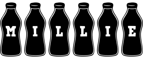 Millie bottle logo