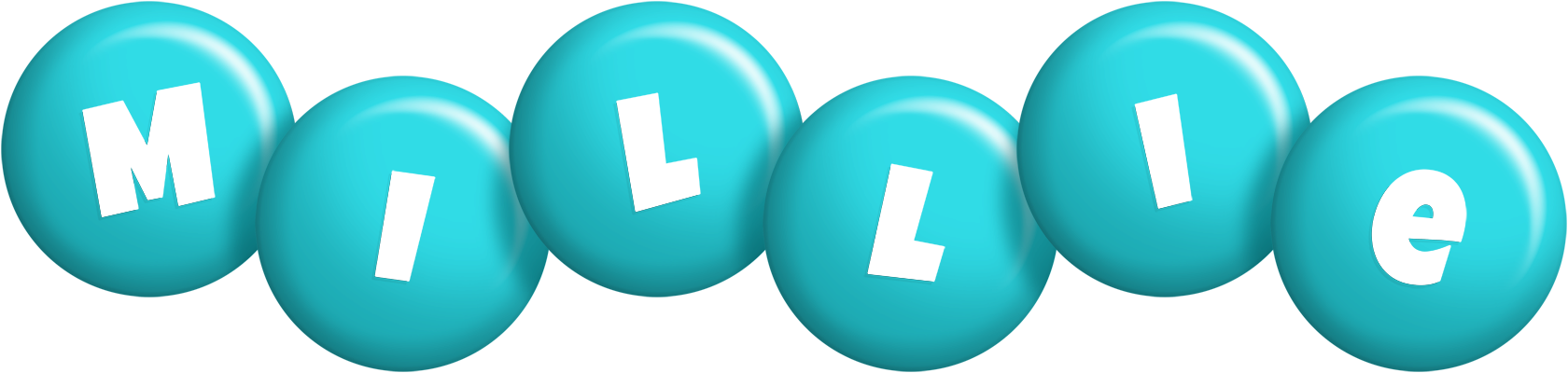 Millie candy-azur logo