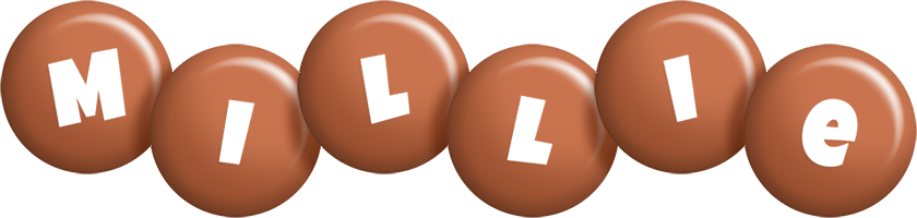 Millie candy-brown logo