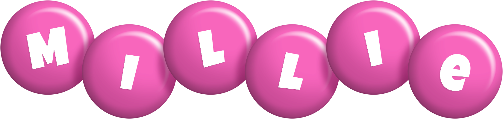 Millie candy-pink logo
