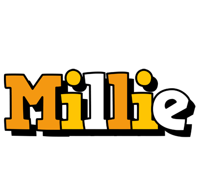 Millie cartoon logo