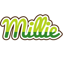 Millie golfing logo