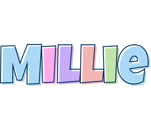 Millie pastel logo