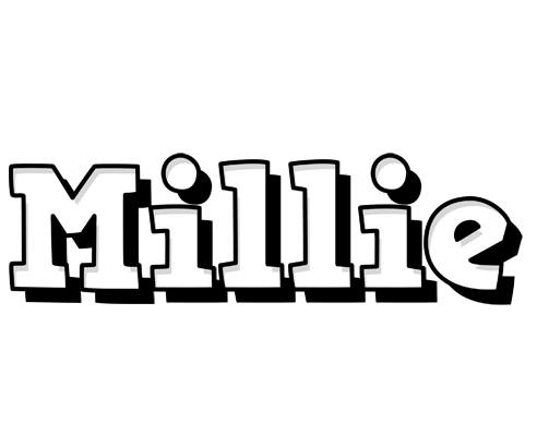 Millie snowing logo