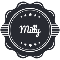 Milly badge logo