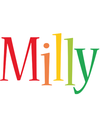 Milly birthday logo