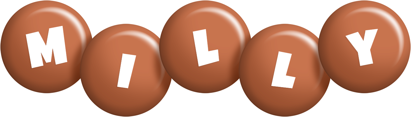 Milly candy-brown logo