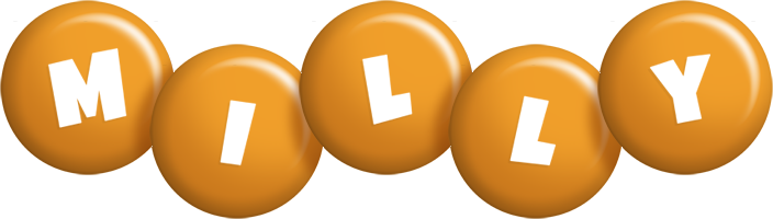 Milly candy-orange logo