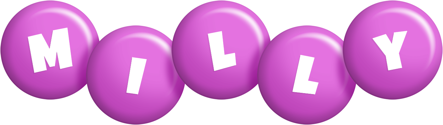 Milly candy-purple logo