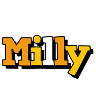Milly cartoon logo