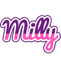 Milly cheerful logo