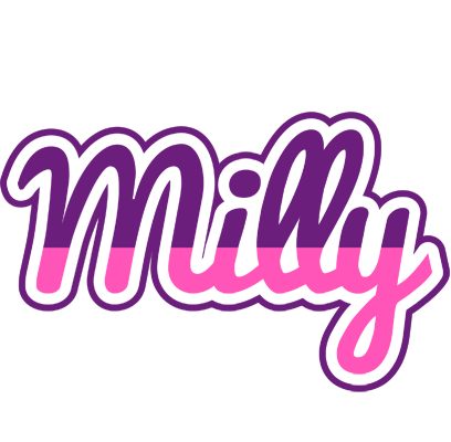 Milly cheerful logo