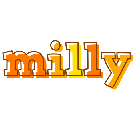 Milly desert logo