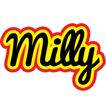 Milly flaming logo