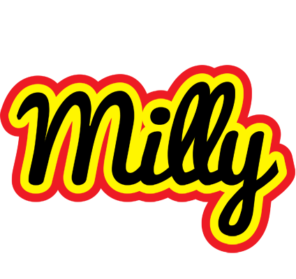 Milly flaming logo