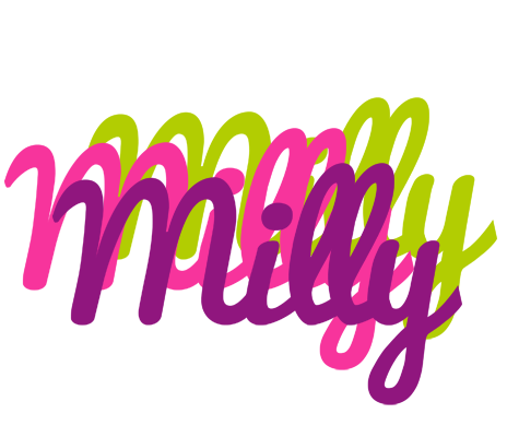 Milly flowers logo