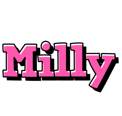 Milly girlish logo