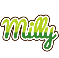 Milly golfing logo