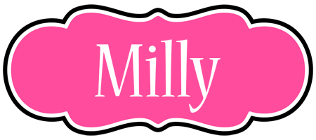 Milly invitation logo