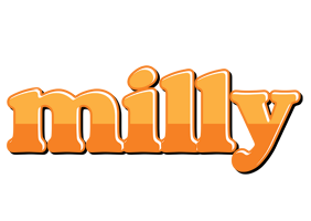 Milly orange logo