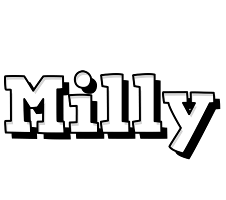 Milly snowing logo