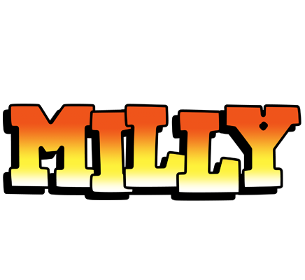 Milly sunset logo