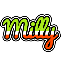 Milly superfun logo