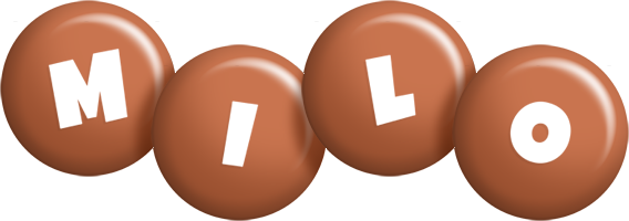 Milo candy-brown logo