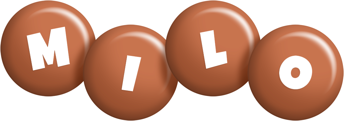 Milo candy-brown logo