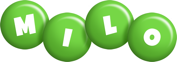 Milo candy-green logo