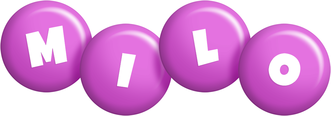 Milo candy-purple logo