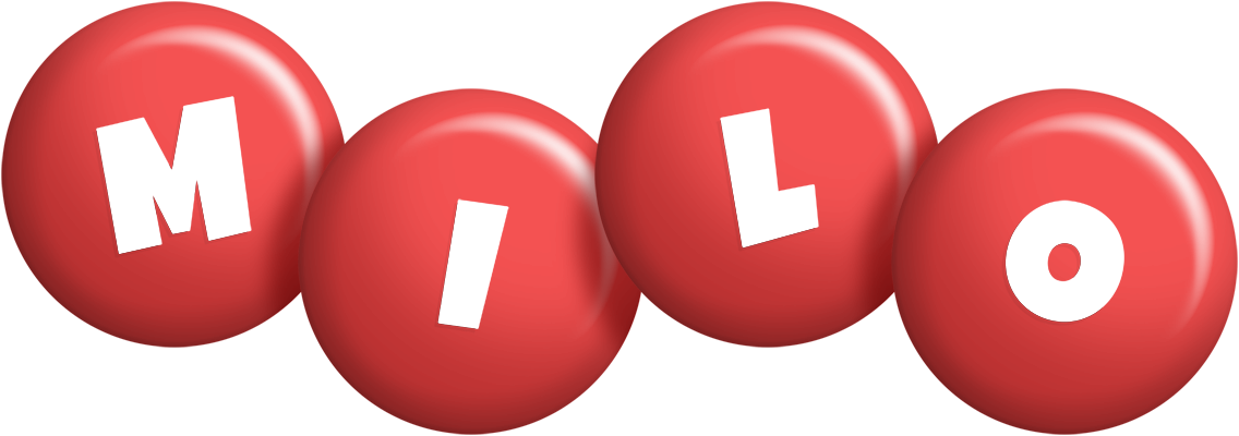 Milo candy-red logo