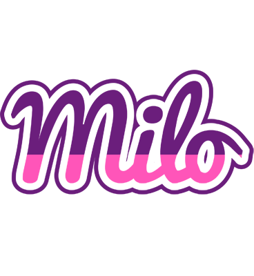 Milo cheerful logo