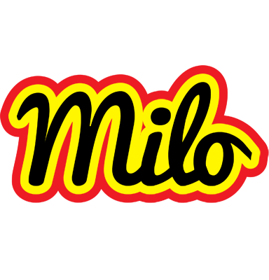 Milo flaming logo
