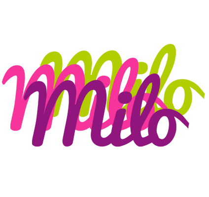 Milo flowers logo