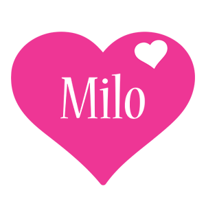 Milo love-heart logo