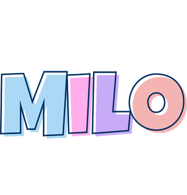 Milo pastel logo