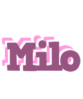 Milo relaxing logo