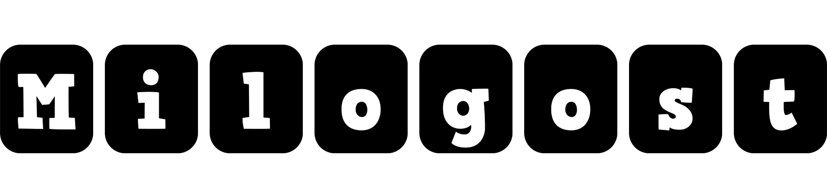 Milogost box logo