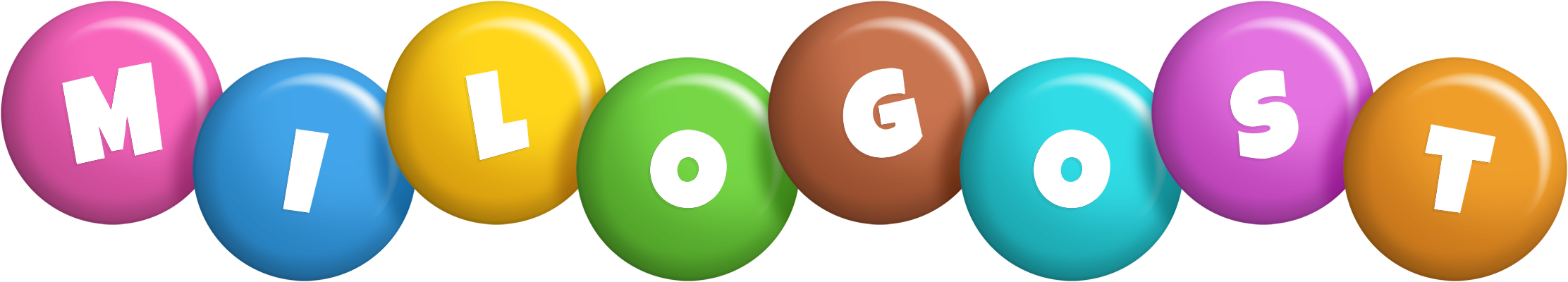 Milogost candy logo