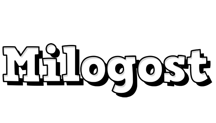 Milogost snowing logo