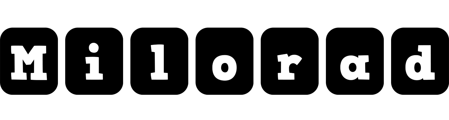 Milorad box logo