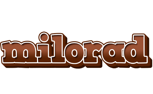Milorad brownie logo