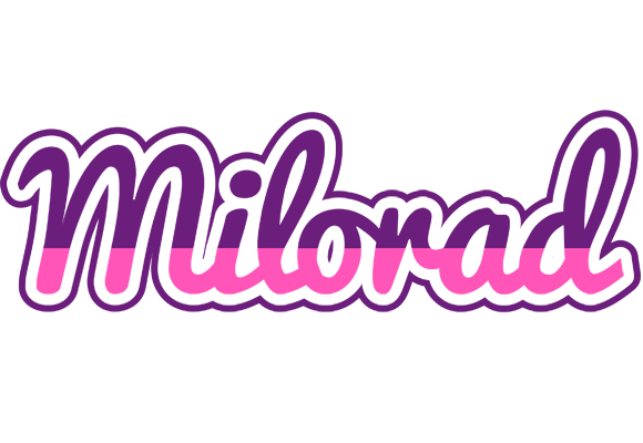 Milorad cheerful logo