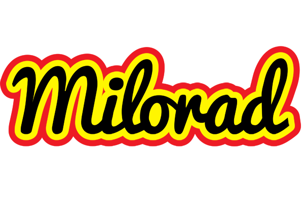 Milorad flaming logo