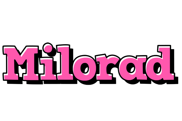 Milorad girlish logo